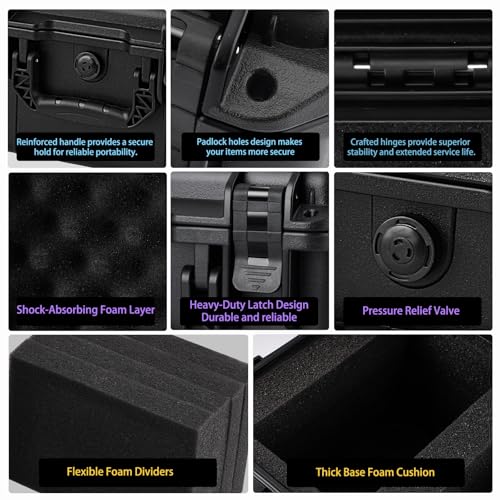 QINGUANG Graded Card Storage Box,Trading Card Case with 4 Foam Dividers,IP67 Waterproof PSA Slab Case for PSA/CSG/CGC/SGC/BGS Top Loaders Sports Cards - size: 2 Rows standard