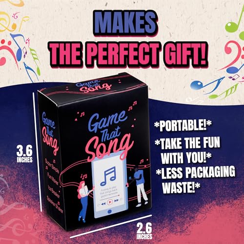 Game That Song - Music Party Game for Adults & Families | Card Game for Game Night | Compete to Play the Best Song | 3-6 Players or Groups - style: *Original*