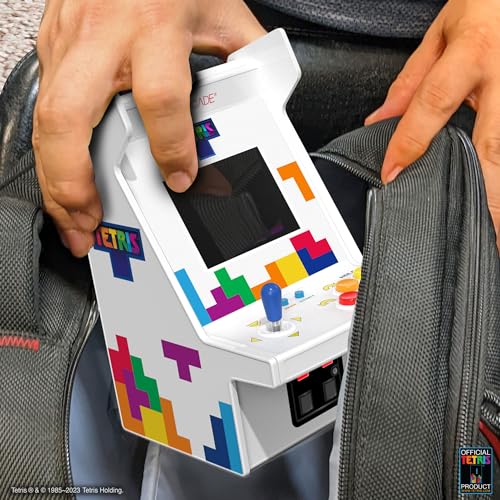 My Arcade Tetris Micro Player Pro: Mini Arcade, Handheld Video Game, 2.75" Screen, Tetris Game - style: Tetris