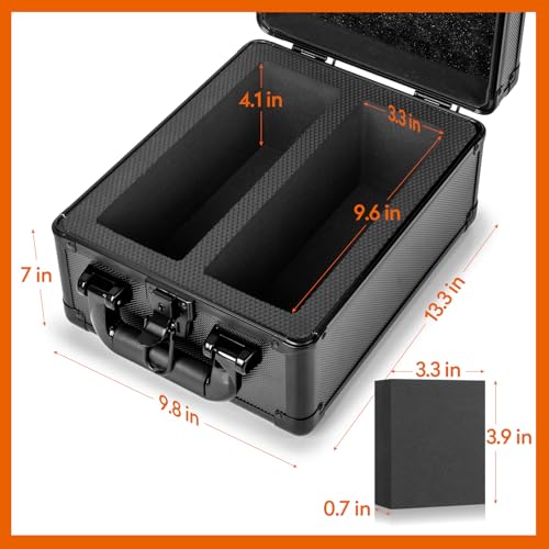 Graded Card Storage Box, PSA Slab Case Holder for Graded Cards, Top Loaders Trading Card Storage Hard Case for Sports Card, Top Loaders, One Touch, Game Cards (2 Row) - style: 2 Row
