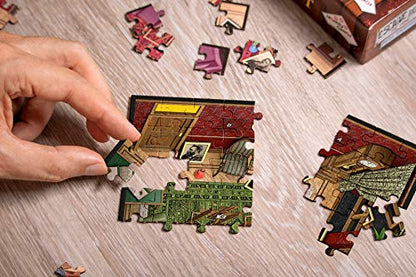 Escape Room: Puzzle Adventures - Secret of The Scientist Jigsaw Puzzle & Escape Room Board | 1-2 Players - Games for Family Game Night | for Kids and Adults Ages 16+ | English Version - style: The Secret of the Scientist