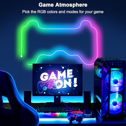 Cozylady RGB Neon Light LED Rope Light,Waterproof Bluetooth APP Remote Control Music Sync Strip Light,24V Flexible DIY Silicone Light for Bedroom Home Indoor Outdoor Decoration - size: 7.5M/25Ft