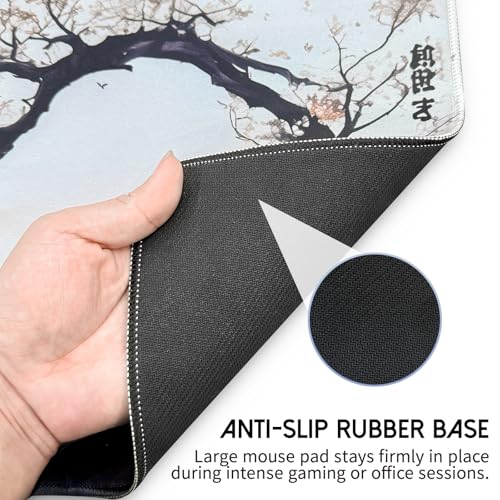 FreeNook Mouse Pad Gaming Mousepad 35.4 x 15.7in for Home Office and School - color: SMSC, size: 35.4L x 15.7W inches