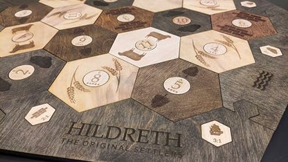 Personalized Wood Settler Game Board with Expansion Pack and Shelf Rack - 2-6 Players | Includes: Main Board, Expansion Pack, and Shelf Rack | Compatible with Settler's of Catan - color: Custom: Board+expansion+rack, size: Custom
