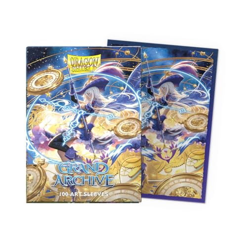 Dragon Shield | Grand Archive Matte Art Sleeves | 100 CT - Smooth & Tough Premium TCG Sleeves | Compatible with Pokemon, One Piece & Magic The Gathering | Chronowarp - color: Chronowarp
