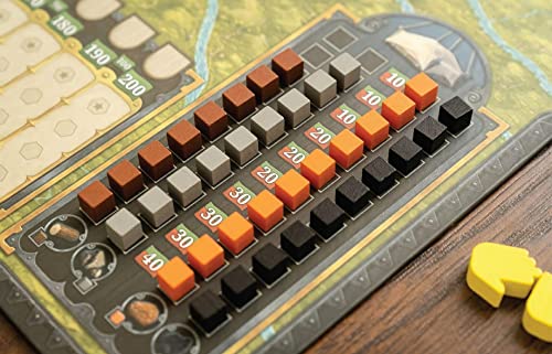 Capstone Games Imperial Steam Strategy Board Game for 2 to 5 Players, Heavy Economic Railroad with Worker Placement, Route Building, Industrial Expansion & Resource Optimization | Ages 12+ | 120 Min