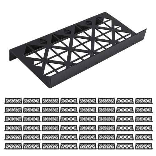 MARINOVA 48 Modular Display Case Card Riser Stands： Perfect for Zion Case-Cardshow Vendor Showcase Stands for Graded Trading Cards and Singles - color: Black, size: 48 pcs