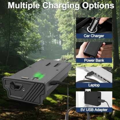 7000mAh 2-Pack Li-Ion Replacement for Reveal Tactacam Battery Pack | Compatible with Tactacam Lithium Battery Pack Trail Camera Reveal X Gen 3.0, 2.0, X Pro 3.0, Pro, X Ultra 3.0, SK, XB, X