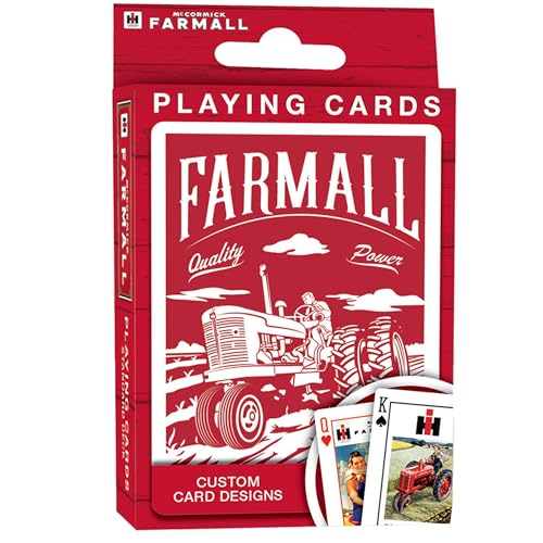 Masterpieces 92105: Farmall Case Ih - Playing Cards - Premium Quality, Educational, and Fun Activity for Kids and Families - Great Gift Idea for Holidays, Birthdays, and Everyday Playtime - style: Case IH