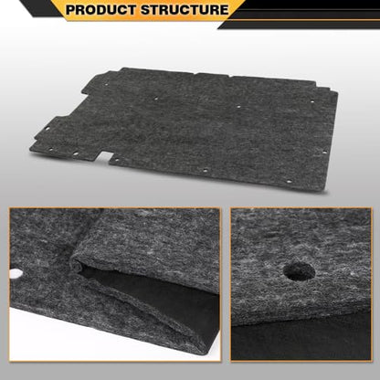 CNNELL Hood Insulation Pad Compatible with Chevy S10 GMC Sanoma 1994-2004, Compatible with Chevy Blazer GMC Jimmy 1995-2005 - style: 1994-2004 Chevy/GMC