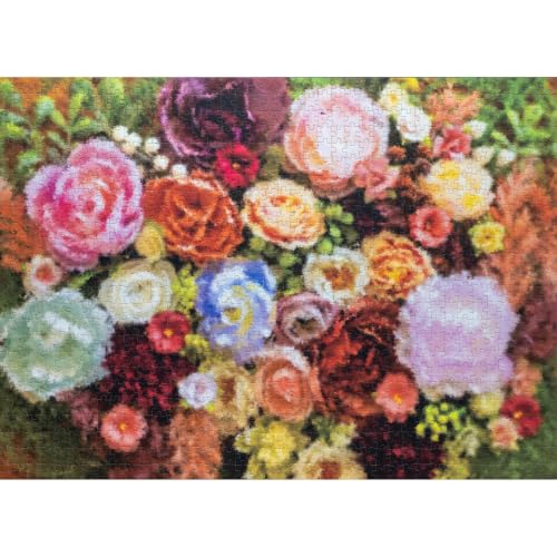 Botanical Reverie, Premium 1000 Piece Jigsaw Puzzle for Adults, Glare-Free, Soft-Touch Puzzles, Made in USA, Puzzle Lovers Gift Ideas, 26.6" x 19.25" - color: Botanical Reverie