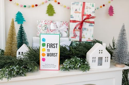 FIRST TO WORST Party Game – The Card Game About How Your Friends and Family Rank Things | Funny Ranking & Guessing Board Game for Friends & Family, Game Nights, Parties & Fun Gift Ideas