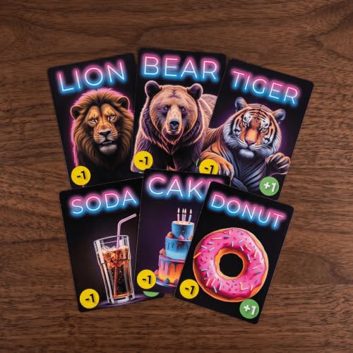 – Fun Fast-Paced Family Category Word, Rapid Hand Clearing Card Race for Group Gatherings, 2 to 8 Players, 140 Unique Challenges, 15 Minute Game Matches