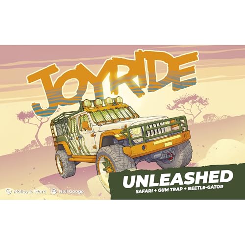 Rebellion Unplugged: Joyride: Unleashed - Expansion, Car Combat Board Game, New Car & Beast, New Element of Play & Obstacles, Ages 12+, 2-4 Players - style: Unleashed