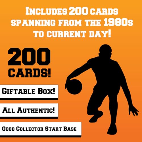 Basketball Trading Cards - All New Condition Cards (200 Count)