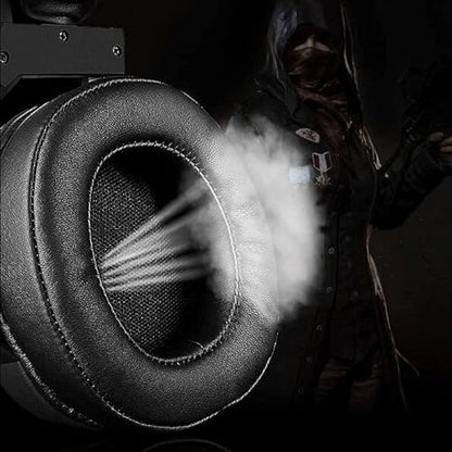 Wired Gaming Headset, Computer Headphones with Microphone/Mic Noise Cancelling, Headset with Noise Canceling Mic - Black