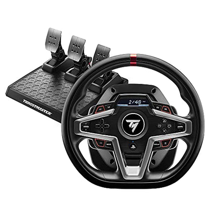 Thrustmaster T248P, Racing Wheel and Magnetic Pedals, HYBRID DRIVE, Magnetic Paddle Shifters, Dynamic Force Feedback & TH8S Shifter Add-On, 8-Gear Shifter (PS5, PS4, PC) - style: T248 Playstation with TH8S Shifter