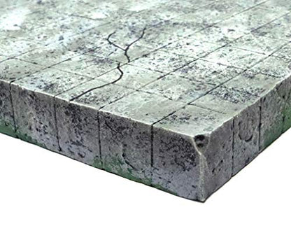 Handmade Reversible Dual 16x16 Battle Grid Board - Handmade Terrain for Tabletop War Games and TTRPGs