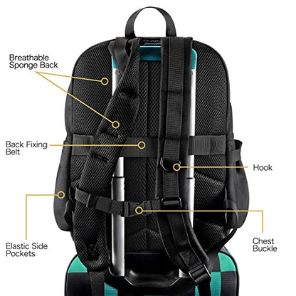 STEAMEDBUN Ita Bag Backpack with insert Pin Display Backpack for School Anime Cosplay - color: Black