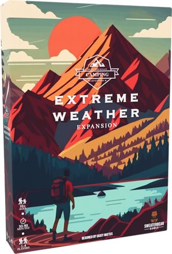 Extreme Weather Expansion | Designed to be Added to Bear Mountain Camping Adventure Base Game | Easy to Learn | Ages 10+ | for 1-4 Players | Perfect for Outdoor Enthusiasts