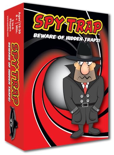 Spy Alley + Spy Trap Bundle: Family Friendly Strategy Board + Card Games.
