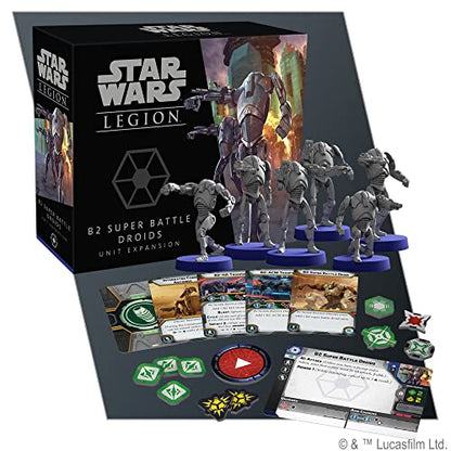 Star Wars: Legion B2 Super Battle Droids Unit Expansion - Unleash Devastating Power! Tabletop Miniatures Strategy Game for Kids & Adults, Ages 14+, 2 Players, 3 Hr Playtime, Made by Atomic Mass Games - style: Separatist Alliance Expansions: B2 Super Battl