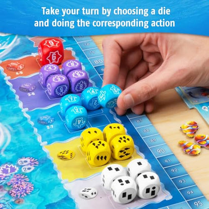 Australis | Explore The Nature of The Ocean | DICE Drafting Game | 2-4 Players | Ages 10 and UP | 60 Minute Playtime | Thames & Kosmos