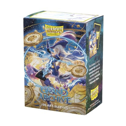 Dragon Shield | Grand Archive Matte Art Sleeves | 100 CT - Smooth & Tough Premium TCG Sleeves | Compatible with Pokemon, One Piece & Magic The Gathering | Chronowarp - color: Chronowarp
