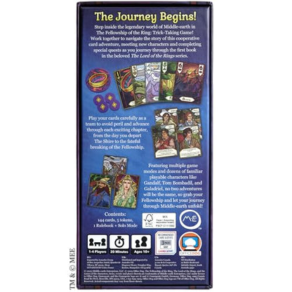 Asmodee The Lord of The Rings The Fellowship of The Ring Trick-Taking Game - A Cooperative Card Adventure! Strategy Game for Kids & Adults, Ages 10+, 1-4 Players, 20 Minute Playtime