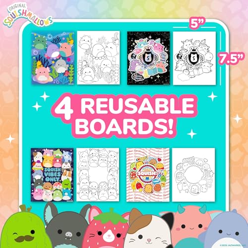 Original Squishmallows™ Aqua Art - style: Squishmallows