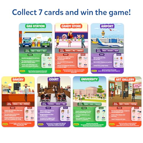 Skillmatics Guess in 10 Around Town, Perfect for Boys, Girls, Kids, and Families Who Love Card Games, Board Games, Travel Friendly, Gifts for Ages 6, 7, 8, 9 & Up - style: 3. Around the Town