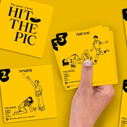 Hit The Pic Party Game - Match The Pose in Fast-Paced Team Play Using Improv and Movement, Perfect for Groups and Family Game Nights - Ages 12+, 2+ Players, 30 Minute Playtime, Made by Fitz