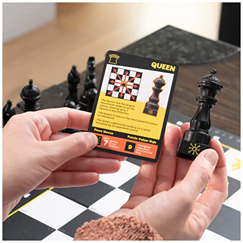 Spin Master Games, Chess Made Simple, Learn to Play Strategy Board Games for Beginners, Chess, 2 Players, for Kids Ages 8 & Up - size: 1