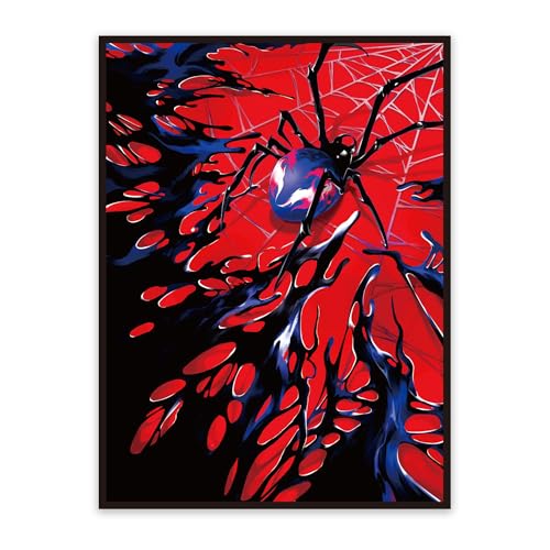 Kabinka MTG Card Sleeves -Spider 100 Standard Size Pack Clear Front & Matte Finish Back MTG Sleeves for Magic The Gathering TCG - color: Spider