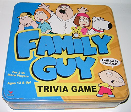 20th Century Fox Family Guy 디럭스 트리비아 게임, 휴대용 케이스 포함