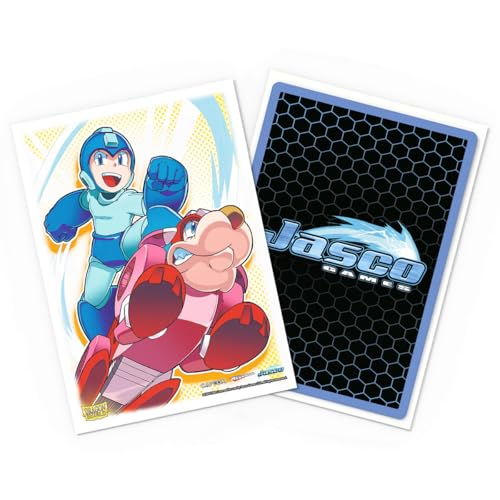 Dragon Shield | Matte Art Sleeves | 100 CT - Smooth & Tough Premium TCG Sleeves | Compatible with Pokemon, One Piece & Magic the Gathering | Mega Man & Rush - color: Mega Man & Rush