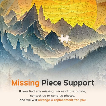 1000 Piece Puzzles for Adults, 26.6 * 26.6 in Sunrise in the Woods Puzzle | 1000 Pieces Flat Puzzles with 3D Visual Effect When Completed, Adult Puzzle Games - color: Sunrise in the Woods