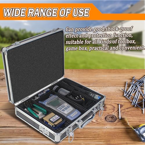 Pick Apart Foam Insert- 3 PCS and Foam Pads- 3 PCS Pluck Pre Cubed Insert Pre Separated Cube Sheet with Bottom Use for Interlocking Cases Tool Box Board Storage Drawer Pad- 12in*12in - style: 12IN*12IN/6PCS