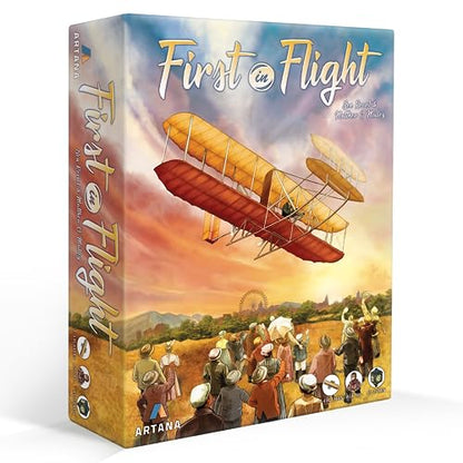 First In Flight: MENSA Award Winning Board Game About Historical Aviation - Strategy Board Game for Teens, Adults and Heavy Gamers - A Flight-Themed Adventure Card Game for Airplane Enthusiasts