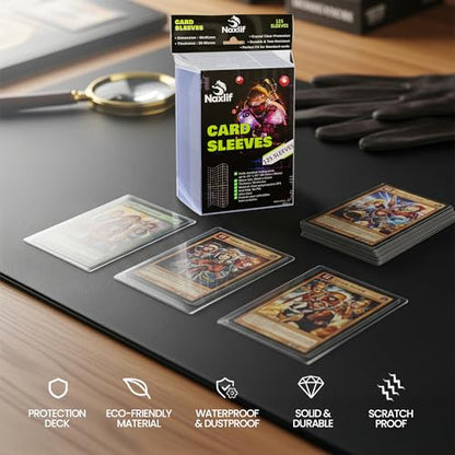 Card Sleeves 1000 Count, Clear Trading Card Sleeves, Penny Sleeves | Soft Polypropylene, PVC Free & Acid Free, for Baseball, Football, MTG & TCG Cards