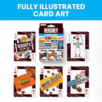MasterPieces Officially Licensed Hershey Playing Cards - 54 Card Deck for Adults - style: Hershey's