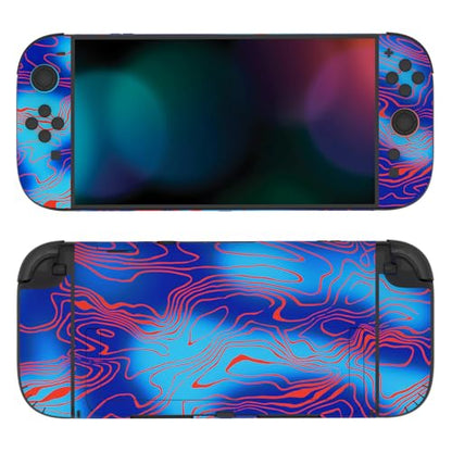 PlayVital for Nintendo Switch 2 Skin Full Set (2-Pack) - Protective Vinyl Decal Stickers for Switch 2 Console, Joycons, Handle Grips & Dock | No Residue, Anti-Scratch - Damascuscamo - color: Damascuscamo