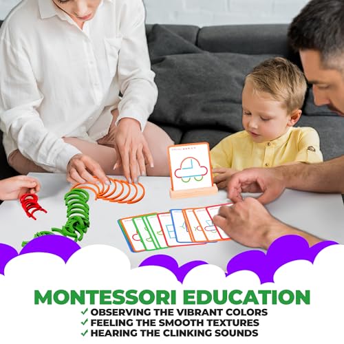 puzgic Stem Kids Toys for Creative Learning Building Educational Resources Kids Toy for Preschool and Kindergarten 3 4 5 6 Years Old Boys and Girls Brain Teaser Smart Sticks Toys