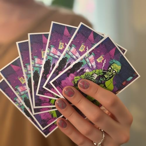 Foxtrot Designs TCG Art Card Sleeves - 100 Count Card Protectors with Matte Textured Back - Compatible with Magic The Gathering and Other TCGs & LCGs (Mondays) - color: Mondays