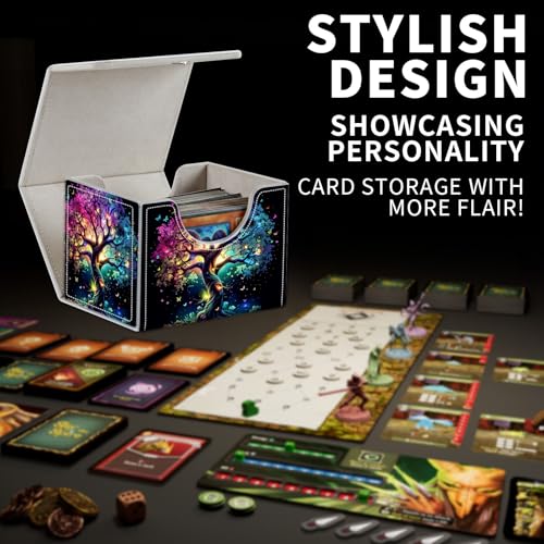 for Card Storage - High Capacity Anime Card Sleeves, Commander Decks, Luminescent Tree - color: Luminescent Tree