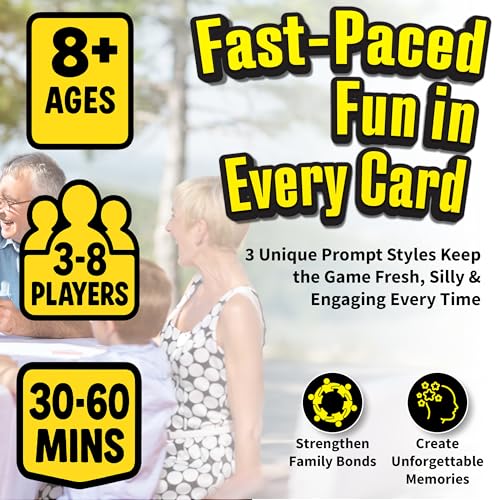 How Well Do You Know Your Family? Fun Guessing Game for Family Game Night | Family Bonding Activities | Fun Family Card Games For Kids, Teens & Adults | Easy Family Game Night | Ages 8+, 3-8 Players