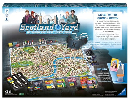 Ravensburger Scotland Yard - 27514 - Family Strategy Board Games for Kids and Adults Age 8 Years Up - 2 to 6 Players