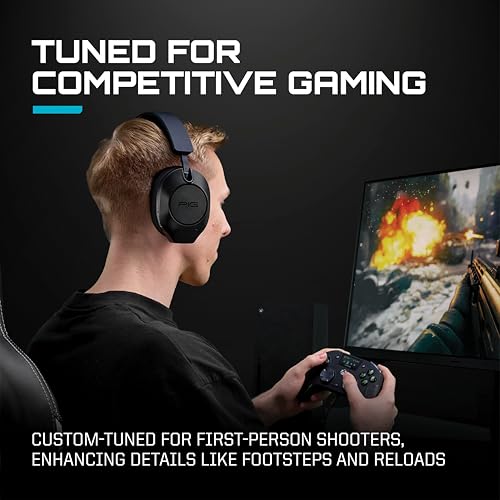 RIG R5 Spear PRO HX Wired Gaming Headset Officially Licensed for Xbox | Series X|S, Xbox One, PC - 40mm Graphene Drivers, Dolby Atmos, Flip-to-Mute Mic, Memory Foam Cushions - Universal 3.5mm - color: Black