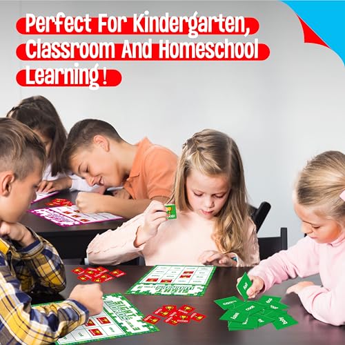 Sight Word Bingo Game, 144 Sight Words Learn to Read Level 3 & Level 4 Bingo Board Game Dolch's & Fry's Words Lists for Kindergarten and Preschool, Grade 1st, 2nd, Kids 4-8 (Up to 25 Players) - style: Sight Words Level 3 & Level 4