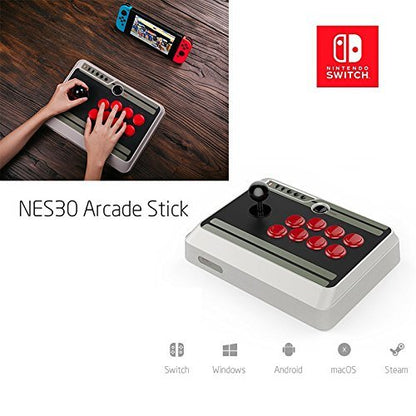 8Bitdo N30 Arcade Stick / Fight Stick for Nintendo Switch, PC, Mac & Android